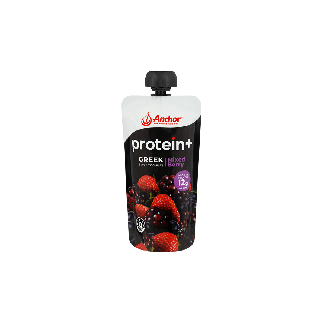 Anchor Protein Plus Mixed Berry Yoghurt Pouch